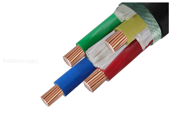 Cina 0,6 / 1kV Empat Core PVC Insulated Kabel dengan Copper Conductor Kabel Daya pemasok