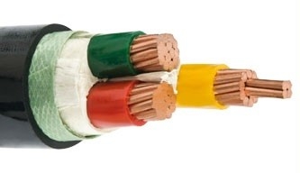 Cina Disesuaikan 1KV 70mm2 Kabel Listrik PVC, PVC Jacket Cable Black Sheath Color pemasok