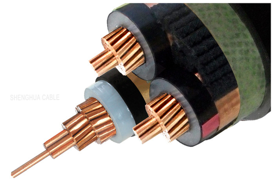 Cina 3,6 kabel / 6kV Tiga Inti Copper XLPE Insulated Kabel daya listrik pemasok