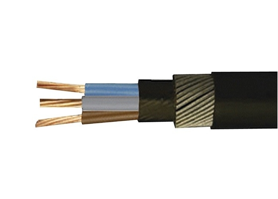 Cina 0.6 / 1kV PVC Insulated Armored Kabel Listrik Dengan Aluminium atau Copper Conductor Power kabel pemasok