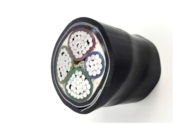 Cina Aluminium lapis baja kabel 0,6 / 1KV Underground YJLV22 XLPE Insulated Baja Tape lapis baja Kabel Daya pemasok