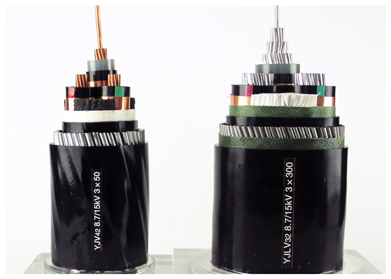 Cina CU AL Konduktor Single Core / 3 Inti lapis baja kabel PE LSOH berselubung pemasok