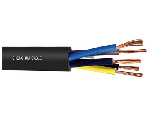 Cina Profesional 300/500 V Karet Berselubung Kabel Fleksibel CE KEMA Sertifikasi pemasok