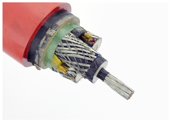 Cina 10/06 KV Copper mengepang Karet kabel berselubung MYPTJ Dengan Pemantauan Fleksibel Cores pemasok