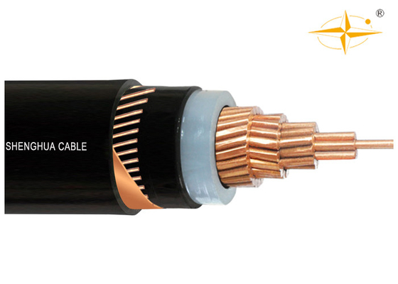 Cina MV 19 / sd 33 kV CU / XLPE kabel / CTS / PVC XLPE Insulated Daya dengan layar kawat tembaga pemasok