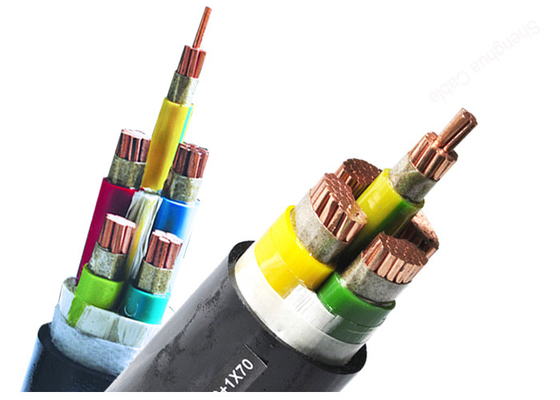 Cina Konduktor tembaga warna oranye kabel Zero rendah Halogen untuk pembangkit listrik pemasok