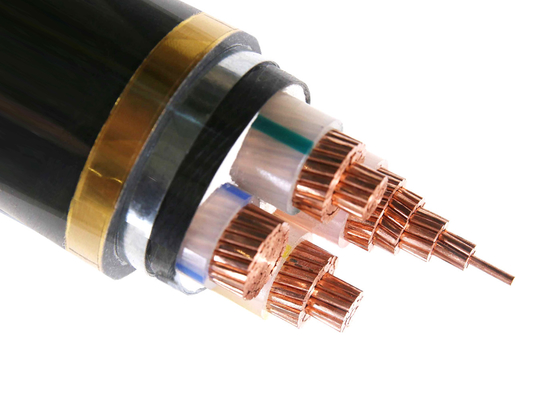 Cina XLPE 3 Core Armored Copper Steel Power Cable pemasok