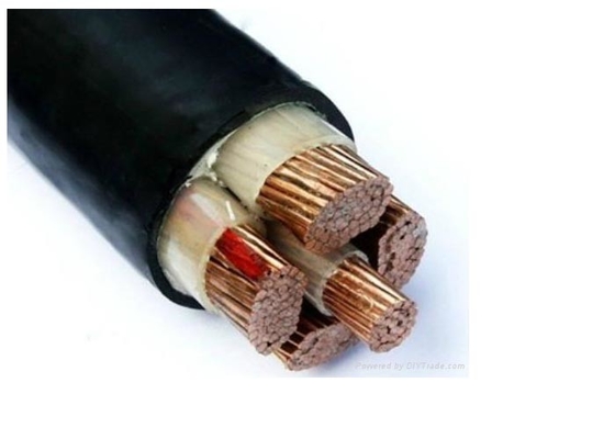 Cina 5 Inti PVC Tembaga Listrik Kabel Tegangan Rendah Xlpe Dengan 4-400 Sqmm Cross Section Area pemasok