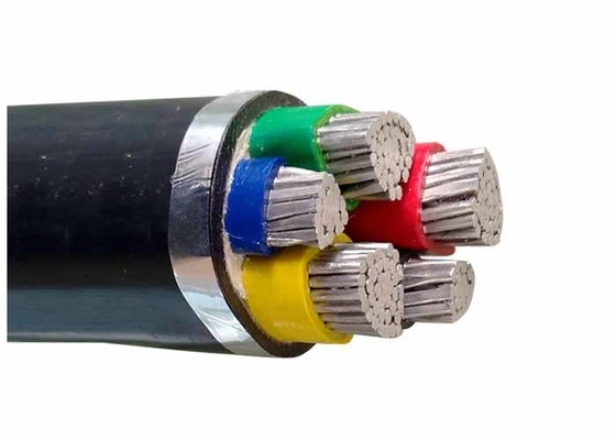 Cina Aluminium Conductor 5 Core PVC Insulated Cables 0,6 / 1 kV Kabel Tanpa-Tembaga pemasok