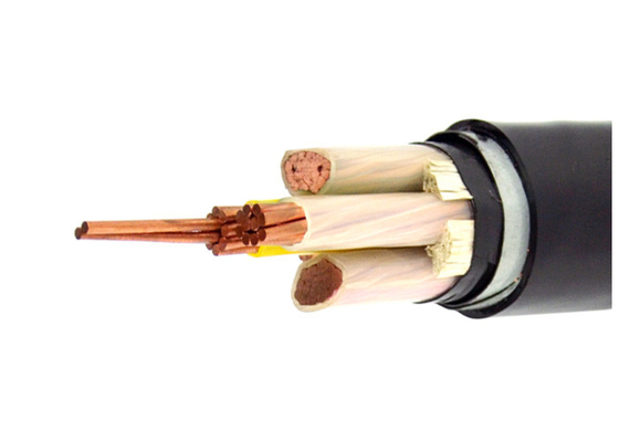 Cina Tegangan Rendah Copper Conductor Steel Tape Armored Kabel Listrik XLPE / PVC Insulation PVC Sheath Underground Cable pemasok