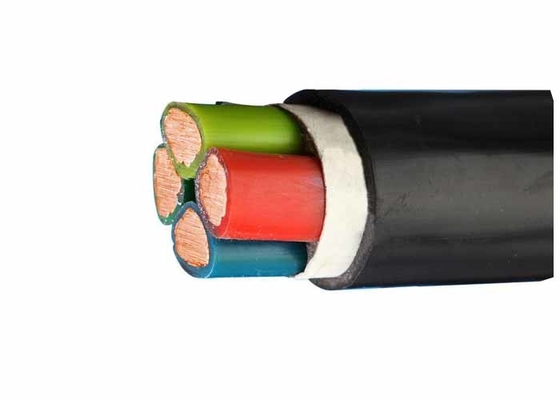 Cina Kabel Tahan Api Tembaga Terdampar Konduktor 4 Cores 0.6 / 1KV Kabel Daya Berisolasi PVC pemasok