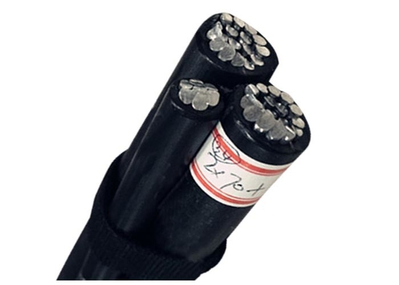 Cina PE / XLPE Insulated Aerial Bunched Cables Overhead ABC Cable Water Resisting pemasok