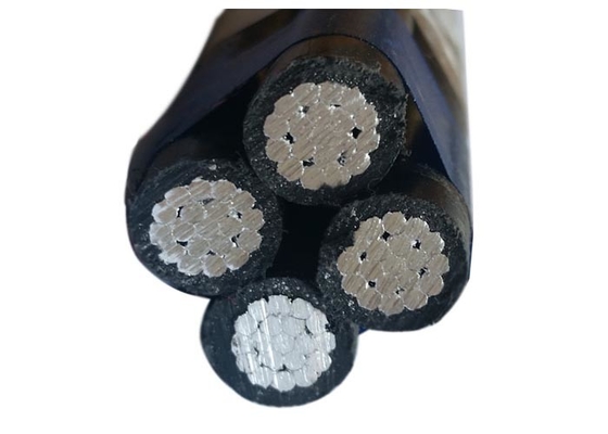 Cina Overhead XLPE Insulated ABC Cable / Aerial Bundle Cable / Layanan Drop Wire pemasok
