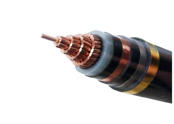 Cina Single Phase High Tension Copper Lapis Baja Kabel Listrik Stainless Steel Tape pemasok
