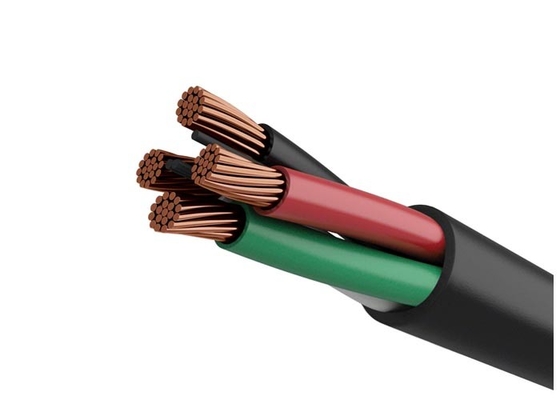 Cina U-1000V Copper Conductor PVC Insulated Kabel / PVC Selubung Empat Cores PVC Power Cable pemasok