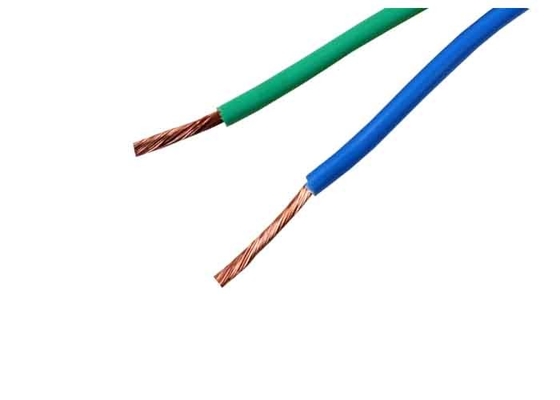 Cina Green Blue Insulated Wire Cable Untuk Kontrol Switch, 450 / 750v 5 Kelas Konduktor pemasok
