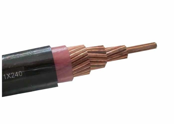 Cina PVC Selubung XLPE Insulasi Copper Conductor, YJY Power Cable / 300mm Single Core Cable pemasok