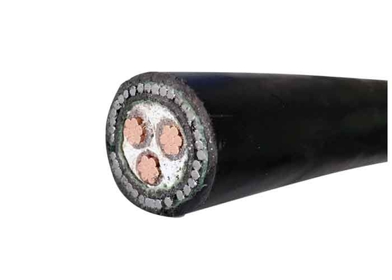 Cina 35kV HV SWA 3x70mm2 Copper Tape Screen XLPE Power Cable Armored Underground Electrical Kabel pemasok