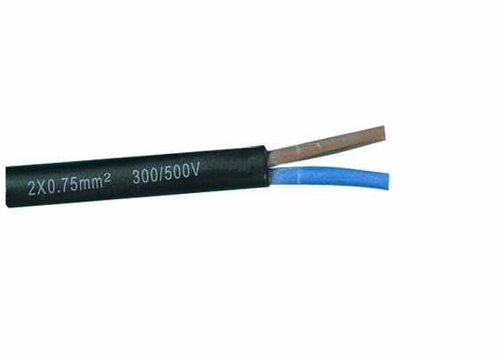Cina Fleksibel Cores Rubber Berselubung Kabel H05RN-F Light Model, Hitam pemasok