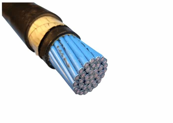Cina Multicores Copper Conductor PVC berselubung Kabel Kontrol Baja Tape Armored Cable 450 / 750V pemasok