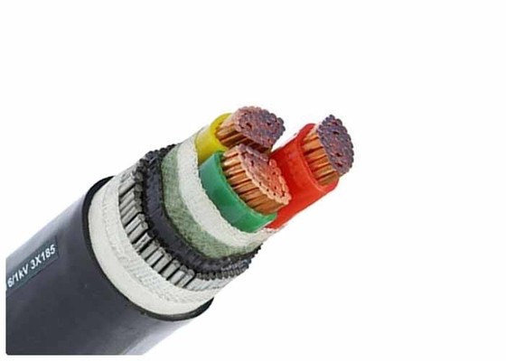 Cina SWA Tegangan Rendah PVC Insulated PVC berselubung Kabel Power 0.6 / 1kV KEMA Bersertifikat pemasok