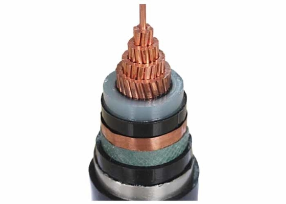 Cina Single Core Copper Conductor 11kV XLPE terisolasi kabel 185mm2 dengan STA pemasok