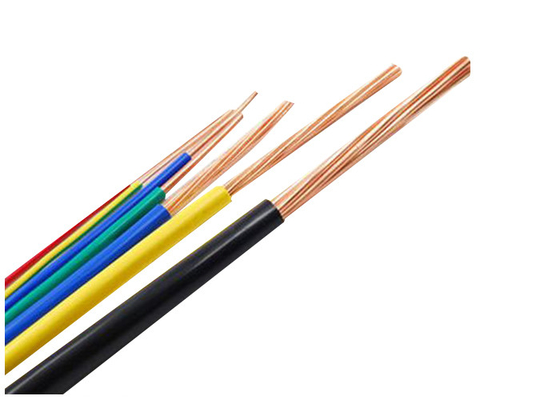 Cina Singlr Core Industrial Electrical Cable Dengan Copper Conductor 450 / 750V Rated Voltage pemasok