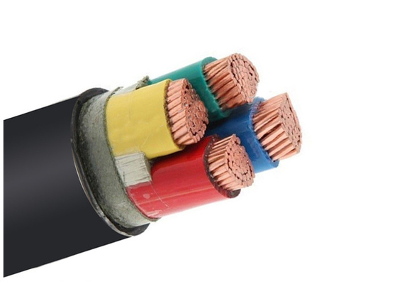 Cina IEC 60502 IEC 60228 PVC Berselubung Kabel Multicore Lapis Baja 4x240mm2 pemasok
