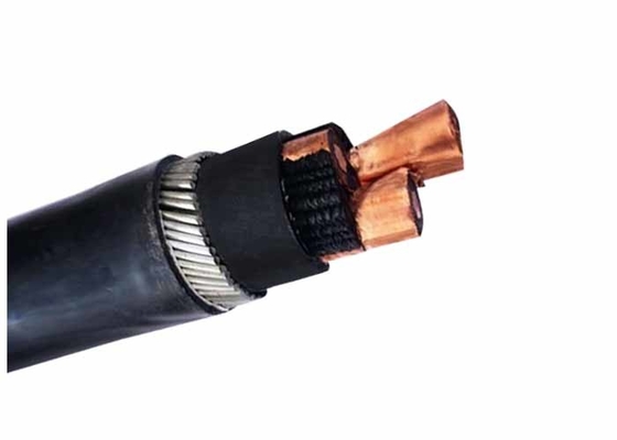 Cina Kabel Insulasi Xlpe Tegangan Rendah Tiga inti kabel power PVC Sheath pemasok