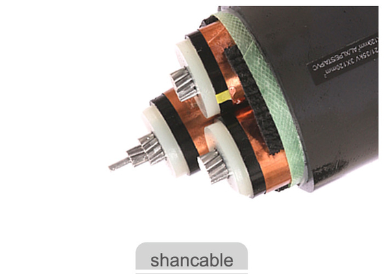 Cina Kabel Insulasi XLPE Tegangan Menengah / Kabel Daya Listrik IEC 60502 pemasok
