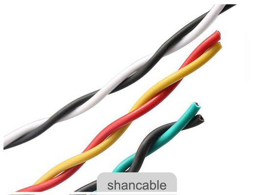 Cina Tembaga PVC Isolasi Kabel Kawat Listrik Kawat Twisted Pair Fleksibel pemasok
