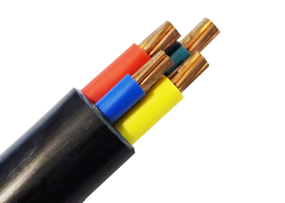 Cina Empat Inti 800 X 600 PVC Insulated Cables Sertifikat KEMA pemasok