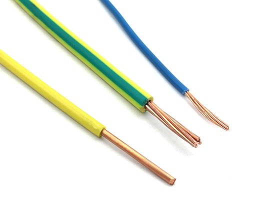 Cina PVC tipe ST5 PVC lapisan kabel listrik kawat tembaga inti kawat bumi 500v pemasok