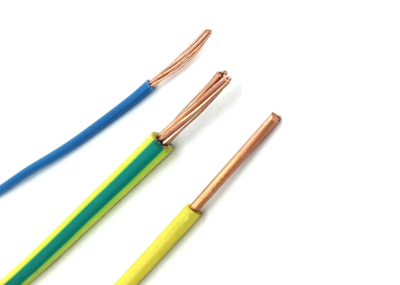 Cina PVC Sheath Kabel Listrik Earthing Wire Tembaga Inti 500v pemasok