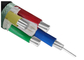0,6 / 1kV Aluminium Conductor Empat Core PVC Insulated &amp; berselubung Kabel Daya pemasok