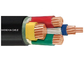 Kabel 1000V Tembaga konduktor PVC Insulated Disesuaikan Dengan Tiga Setengah Inti pemasok