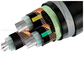 Tegangan Tinggi lapis baja Kabel Listrik Tiga-Core XLPE Isolasi Tembaga Perisai STA Underground Al Kabel pemasok