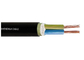 Tegangan rendah 0,6 / 1kV XLPE Insulated Power cable IEC standar Dua Cores pemasok