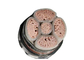 Kabel Daya XLPE Insulated XLPE Daya Lima Tegangan Rendah IEC 60502-1 Standar pemasok