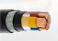 Berbentuk Sertifikasi Konduktor PVC lapis baja kabel Hitam Sheath Warna CE IEC pemasok