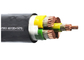 Konduktor tembaga warna oranye kabel Zero rendah Halogen untuk pembangkit listrik pemasok