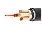 Tegangan Rendah Copper Conductor Steel Tape Armored Kabel Listrik XLPE / PVC Insulation PVC Sheath Underground Cable pemasok
