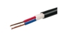 Terdampar Copper Conductor Dua Cores 1kV Pvc Jacket Cable / Pvc Insulated Dan Kabel Berselubung pemasok