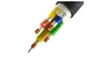 Kabel Muti Core Fire Proof, Kabel Perlindungan Kabel Pemadam Polypropylene Filament Tape IEC502 IEC332-3 pemasok