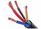 PVC Berselubung Kabel Listrik Kawat Dengan Konduktor Tembaga Fleksibel 4 Inti Flex Kabel pemasok