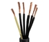 Persetujuan CE Black PVC Insulated Control Wire Dengan Kabel Flexible H07VV-F Cores pemasok