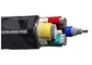 KEMA TUV Sertifikat 600 / 1000V PVC Insulated Kabel 4 Inti Kabel Listrik PVC pemasok