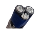 Kabel Tegangan Udara Aluminium Bertegangan Rendah AAC Triplex ICEA Standard pemasok