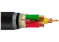 Kabel Listrik Konduktor Hitam Lapis Baja Dengan Pita Baja Berbadan Armoued pemasok