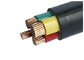 U-1000V Copper Conductor PVC Insulated Kabel / PVC Selubung Empat Cores PVC Power Cable pemasok